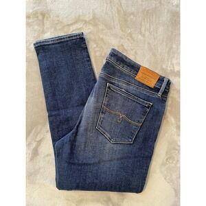 Lucky Brand Jeans Womens 14/32 Dark Blue Lolita Skinny Curvy Stretch Casual